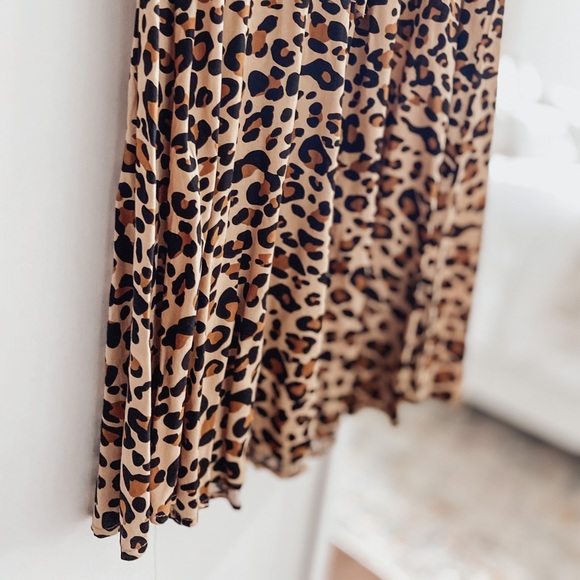 SOLD Leopard Midi Dress - Picture 3 of 4